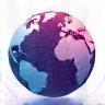 Global Reach Icon with a globe and network lines